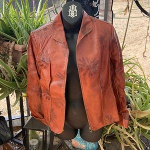La torte Italian leather jacket